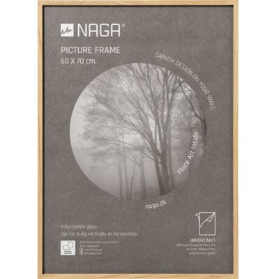 Naga Billedramme, 50 X 70 Cm, Egetræ Naga Billedramme, 50 X 70 Cm, Egetræ
