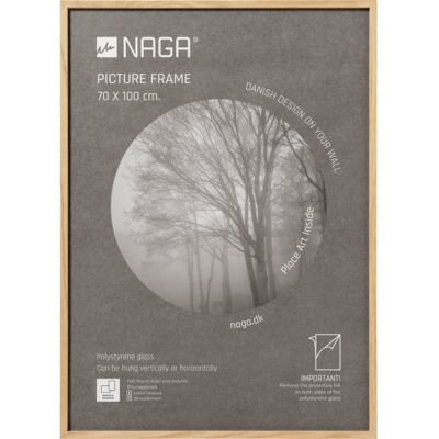 Naga Billedramme, 70 X 100 Cm, Egetræ Naga Billedramme, 70 X 100 Cm, Egetræ