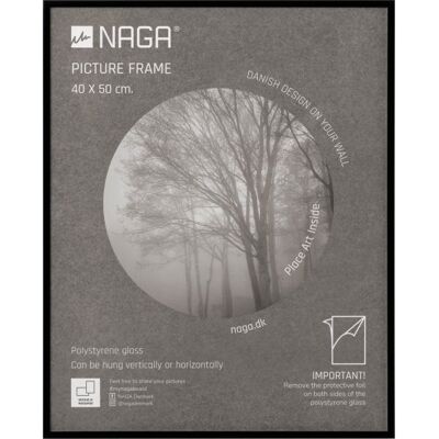 Naga Billedramme, 40 X 50 Cm, Sort Naga Billedramme, 40 X 50 Cm, Sort