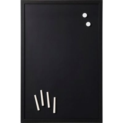Naga Magnetisk Kridttavle M/sort Ramme, 40 X 60 Cm Naga Magnetisk Kridttavle M/sort Ramme, 40 X 60 Cm