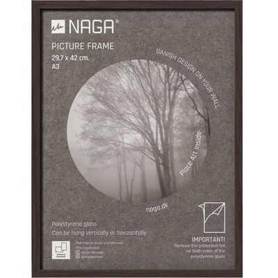 Naga Billederamme, 29,7x42 Cm, Mørk Eg Naga Billederamme, 29,7x42 Cm, Mørk Eg