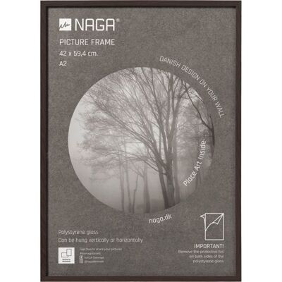 Naga Billederamme, 42x59,4 Cm, Mørk Eg Naga Billederamme, 42x59,4 Cm, Mørk Eg