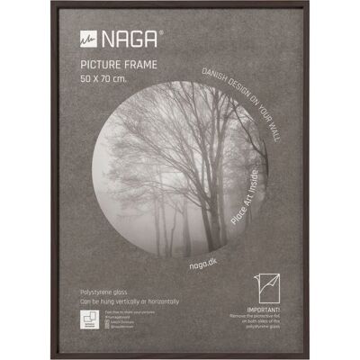 Naga Billederamme, 50x70 Cm, Mørk Eg Naga Billederamme, 50x70 Cm, Mørk Eg