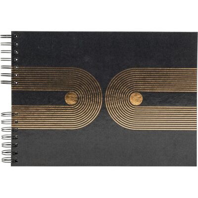 Exacompta Spiral Fotobog - 50 sider - Sort - 32x22 cm Exacompta Spiral Fotobog - 50 sider - Sort - 32x22 cm