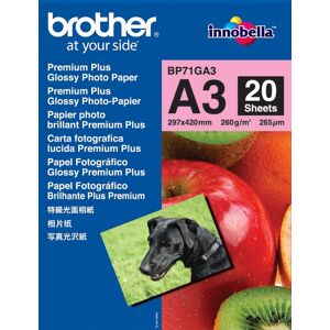 Brother Glossy Inkjet Fotopapir A3/260g/20 Ark