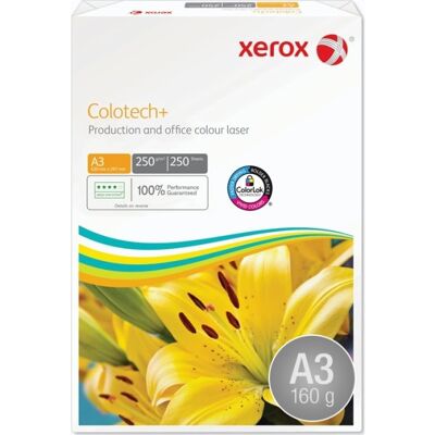 Xerox Colotech+ Kopipapir, A3/160g/250 Ark Xerox Colotech+ Kopipapir, A3/160g/250 Ark