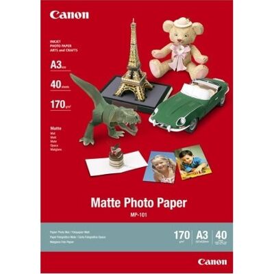 Canon Mp-101 Mat Inkjetfoto, A3/170g/40ark Canon Mp-101 Mat Inkjetfoto, A3/170g/40ark