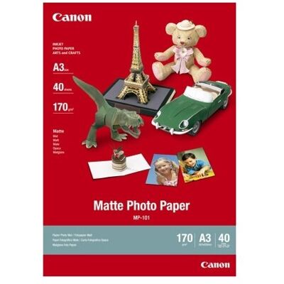 Canon Mp-101 Mat Inkjetfoto, A3/170g/40ark Canon Mp-101 Mat Inkjetfoto, A3/170g/40ark