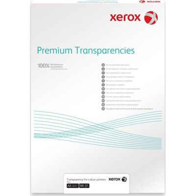 Xerox Premium Transparent Film, A3/100mic/100 Ark Xerox Premium Transparent Film, A3/100mic/100 Ark