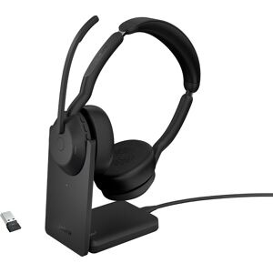 Jabra Evolve2 55 Uc Stereo Headset Med Ladestand