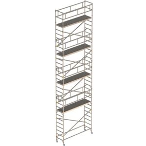 Alulock Rullestillads 75x245 - Højde 8,13 M