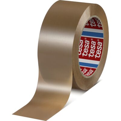 Tesa Standard Pakketape, Pet, 50mm X 132m, Brun Tesa Standard Pakketape, Pet, 50mm X 132m, Brun