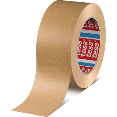Tesa Pakketape, Papir, 50mm X 50m, Brun Tesa Pakketape, Papir, 50mm X 50m, Brun