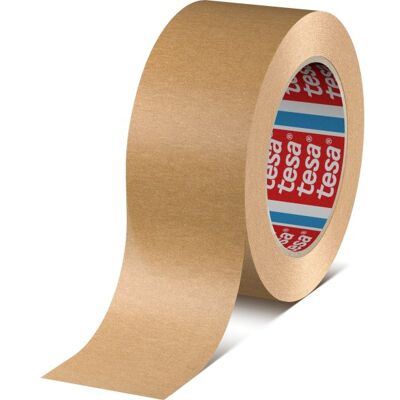 Tesa Pakketape, Papir, 50mm X 50m, Brun Tesa Pakketape, Papir, 50mm X 50m, Brun