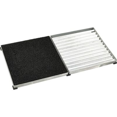 Plus Cubic Rist 40x40cm 2 Stk. M/måtte, Sort Plus Cubic Rist 40x40cm 2 Stk. M/måtte, Sort