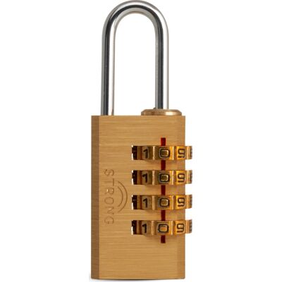 Strong Hængelås 20 Mm - Kodelås 4 Cifre Strong Hængelås 20 Mm - Kodelås 4 Cifre