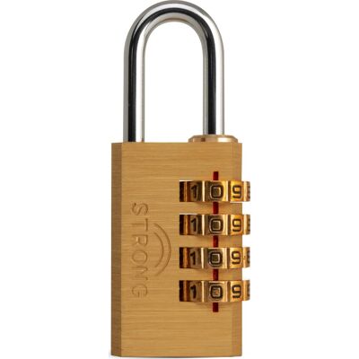 Strong Hængelås 30 Mm - Kodelås 4 Cifre Strong Hængelås 30 Mm - Kodelås 4 Cifre