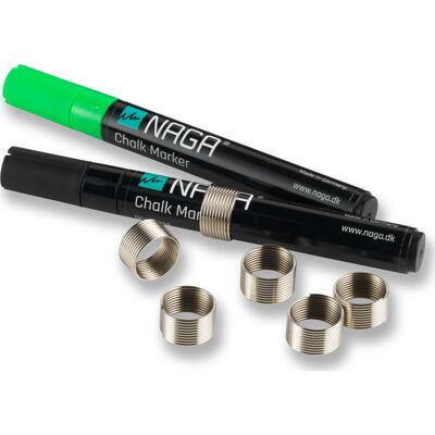 Naga Ring Penneholder Til 4.5mm Markere, 6 Stk. Naga Ring Penneholder Til 4.5mm Markere, 6 Stk.