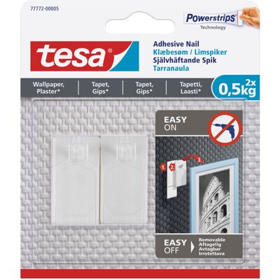 Tesa Klæbesøm, Tapet/gips, <0,5 Kg Tesa Klæbesøm, Tapet/gips, <0,5 Kg