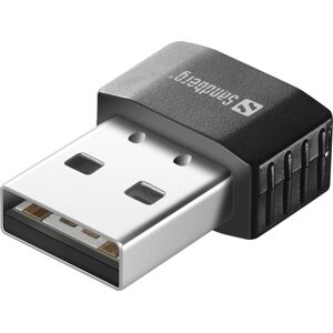 Sandberg Micro Wifi Dongle 650 Mbit/s, Sort