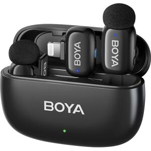 Boya 2x Mini Mikrofon, Trådløs, Ai, 2,4ghz Boya 2x Mini Mikrofon, Trådløs, Ai, 2,4ghz