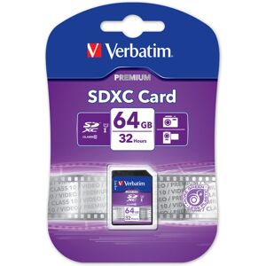 Verbatim Sdxc 64gb Class 10 Hukom. Kort