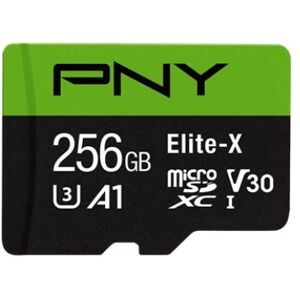 PNY Elite-X Micro Sdxc 4k 256gb Class10 M/adapter