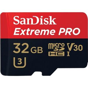 SanDisk Extreme Pro Microsdhc Hukommelseskort 32gb