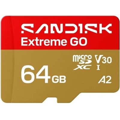 SanDisk Hukommelseskort - Microsd Extreme Go 64gb SanDisk Hukommelseskort - Microsd Extreme Go 64gb