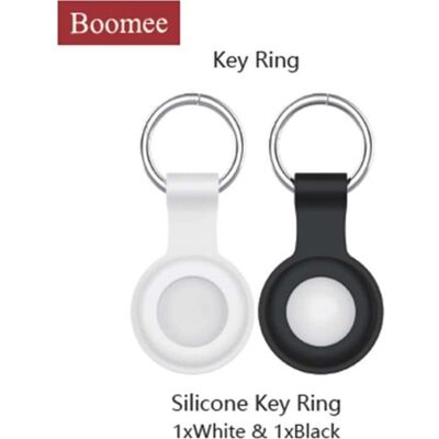 Boomee 2x Nøgleringe Til Itag, Sort Og Hvid Boomee 2x Nøgleringe Til Itag, Sort Og Hvid