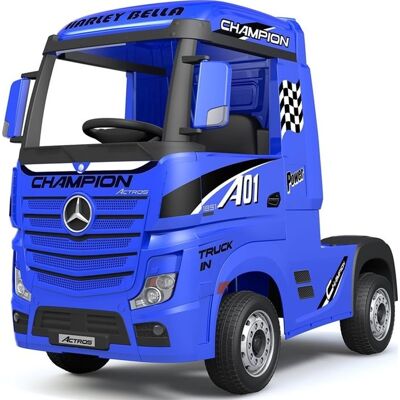 Mercedes-Benz Elbil Mercedes Actros Truck Børnelastbil, Blå Mercedes-Benz Elbil Mercedes Actros Truck Børnelastbil, Blå