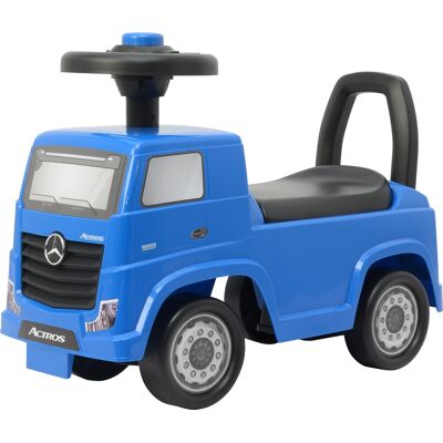 Mercedes-Benz Gåbil Mercedes Actros Lastbil Til Børn, Blå Mercedes-Benz Gåbil Mercedes Actros Lastbil Til Børn, Blå
