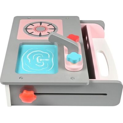 Kids Zone Legekøkken Table Pink Kids Zone Legekøkken Table Pink