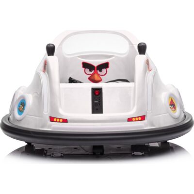 Elbil Angry Birds Bumper Bil, Hvid Elbil Angry Birds Bumper Bil, Hvid