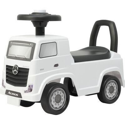 Mercedes-Benz Gåbil Mercedes Actros Lastbil Til Børn, Hvid Mercedes-Benz Gåbil Mercedes Actros Lastbil Til Børn, Hvid