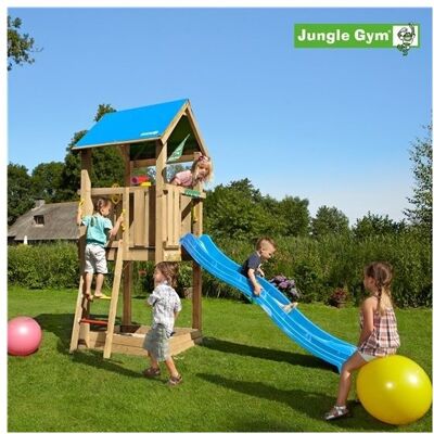 Jungle Gym Castle 2.1 Legetårn Ekskl. Rutsjebane Jungle Gym Castle 2.1 Legetårn Ekskl. Rutsjebane