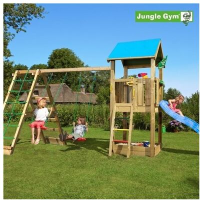 Jungle Gym Castle 2.1 Legetårn M/klatremodul Jungle Gym Castle 2.1 Legetårn M/klatremodul