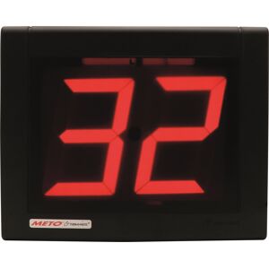 Meto 2-Cifre Led Display Sort M/datakabel+ledning