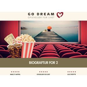 Go Dream Oplevelsesgave - Biograftur For 2