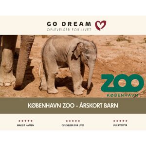 Go Dream Oplevelsesgave - København Zoo, Årskort Barn