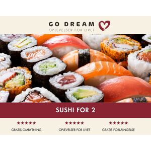Go Dream Oplevelsesgave - Sushi For 2