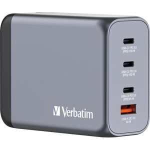 Verbatim Gnc-200 Gan Usb-A/usb-C Oplader, 200w