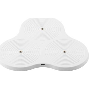 Sirius Decopower Ladeplade, 3 Stationer, Hvid Sirius Decopower Ladeplade, 3 Stationer, Hvid