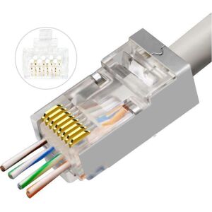 MicroConnect Netværkstik Rj45 Cat6a 50 Stk.