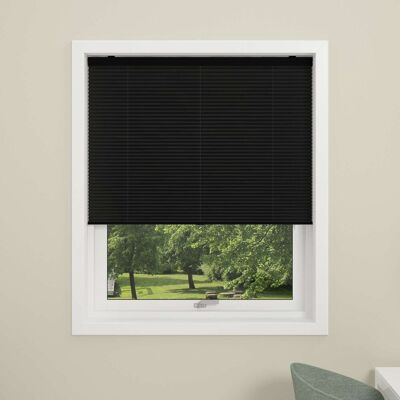 Debel Touch Split Plisségardin, 110x160 Cm, Sort Debel Touch Split Plisségardin, 110x160 Cm, Sort