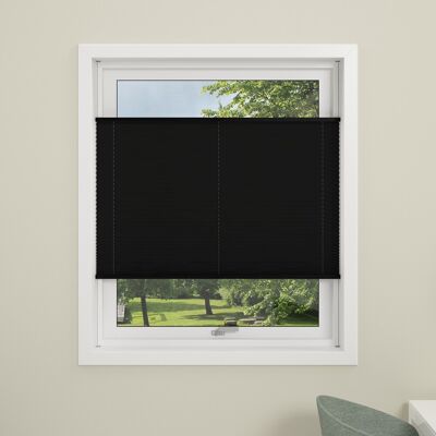 Debel Flex Plisségardin, 80x130 Cm, Sort Debel Flex Plisségardin, 80x130 Cm, Sort