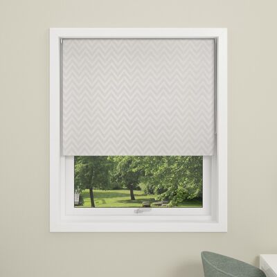 Debel Zig Zag Rullegardin, Mørkl, 90x210 Cm, Hvid Debel Zig Zag Rullegardin, Mørkl, 90x210 Cm, Hvid
