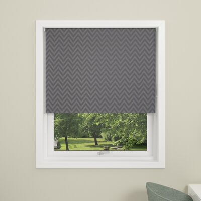 Debel Zig Zag Rullegardin, Mørkl, 100x175 Cm, Grå Debel Zig Zag Rullegardin, Mørkl, 100x175 Cm, Grå