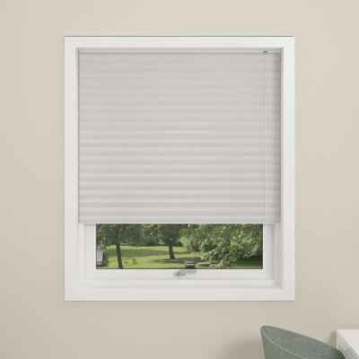 Debel Touch Split Plisségardin, 130x160 Cm, Hvid Debel Touch Split Plisségardin, 130x160 Cm, Hvid