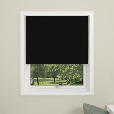 Debel Uni Rullegardin, Mørkl, 110x175 Cm, Sort Debel Uni Rullegardin, Mørkl, 110x175 Cm, Sort